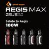 Geekvape Aegis Max 100W Kit with Zeus Tank - Vapeology