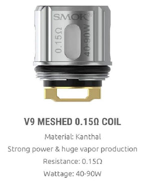 SMOK TFV9 Replacement Coils - Vapeology